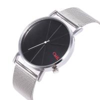 Unisex Wrist Watch Zinc Alloy with Glass & Stainless Steel Chinese watch movement nickel lead & cadmium free plated 38mm 20mm Approx 9.5 Inch  Sold By PC