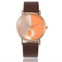 Women Wrist Watch, Tibetan Style, with PU Leather & Glass, gold color plated, waterproofless & for woman, more colors for choice, nickel, lead & cadmium free, 38mm, 20mm, 8mm, Length:Approx 9.5 Inch, Sold By PC