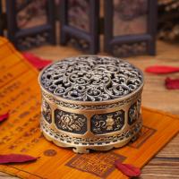 Tibetan Style Incense Burner, plated, more colors for choice, 95x55mm, Sold By PC
