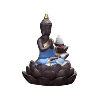Backflow Incense Burner, Porcelain, different styles for choice, 100x125x95mm, Sold By PC