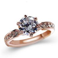 metal anillo, chapado, para la pareja & con diamantes de imitación, más colores para la opción, libre de níquel, plomo & cadmio, 9.2mm, Vendido por UD