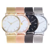 Women Wrist Watch Stainless Steel with zinc alloy dial & Glass plated for woman lead & cadmium free 40mm Length Approx 9.5 Inch Sold By PC