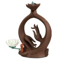 Backflow Incense Burner, Porcelain, different styles for choice, 175x255x85mm, Sold By PC