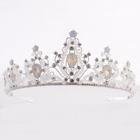 Bridal Tiaras Zinc Alloy with Crystal plated for bridal & with rhinestone lead & cadmium free Sold By PC