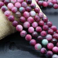 Naturstein Perle, poliert, verschiedene Größen vorhanden & verschiedene Stile für Wahl, violett, Bohrung:ca. 1mm, verkauft von Strang
