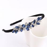 Hair Bands Zinc Alloy with Rhinestone platinum color plated & micro pave cubic zirconia & for woman lead & nickel free Sold By PC