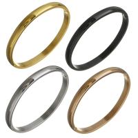Stainless Steel Bangle plated for woman 6mm Inner Approx Sold By PC