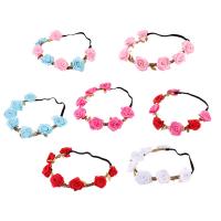 Headband, Cloth, Flower, for woman, more colors for choice, Length:Approx 15 Inch, Sold By PC
