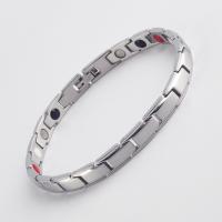 Bracelet en acier inoxydable, Placage, pour femme, plus de couleurs à choisir, Vendu par Environ 8.6 pouce brin