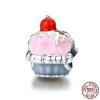 Thailand Sterling Silver Beads Cake without troll & enamel Approx 4.5-5mm Sold By PC