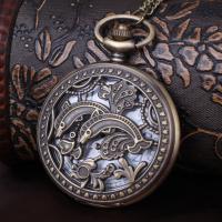 Zinklegierung Halskette Uhr, unisex, frei von Blei & Kadmium, 47x16mm, verkauft per ca. 1.35 Strang