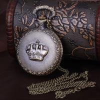 Kupferlegierung Halskette Uhr, unisex, 46mmuff0c16mm, verkauft per ca. 1.2 ZollInch Strang