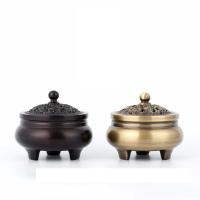 Brass Incense Burner, portable & Imitation Antique, more colors for choice, nickel, lead & cadmium free, 92x78mm, Sold By PC