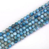 Apatite Perle, poliert, DIY & verschiedene Größen vorhanden, Bohrung:ca. 1mm, verkauft von Strang