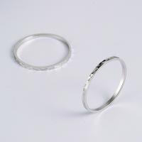 Sterling Silber Schmuck Fingerring, Messing, plattiert, Koreanischen Stil & verschiedene Größen vorhanden & für Frau, keine, frei von Nickel, Blei & Kadmium, verkauft von PC