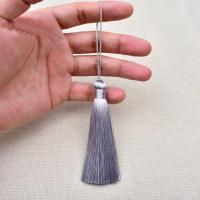 Polyester Yarns Hanging Decoration, Tassel, handmade, multifunctional, more colors for choice, 10x150mm, 10PCs/Bag, Sold By Bag