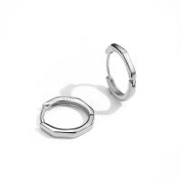 Brass Huggie Hoop Earring plated hand polished & for woman nickel lead & cadmium free Sold By Pair