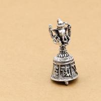 925 Sterling Silver Pendant, antique silver color plated, 20x45mm, Hole:Approx 5mm, Sold By PC
