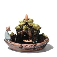 Backflow Incense Burner, Porcelain, with Sandalwood, different styles for choice, Sold By PC