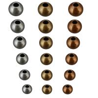 Edelstahl-Beads, Edelstahl, plattiert, verschiedene Größen vorhanden, keine, ca. 100PCs/Tasche, verkauft von Tasche