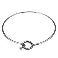 Stainless Steel Bangle original color 2mm Inner Approx Approx Sold By Bag