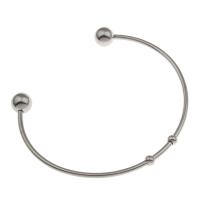 Stainless Steel Cuff Bangle, original color, 66x10mm, Length:Approx 7 Inch, Sold By PC