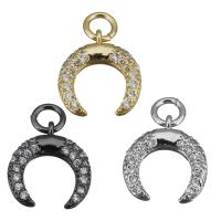 Cubic Zirconia Micro Pave Brass Pendant plated micro pave cubic zirconia nickel lead & cadmium free Approx 3.5mm Sold By PC