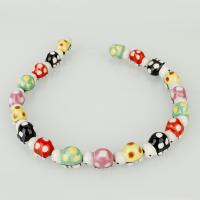 Animal Lampwork Beads, Turtle, 18.50x13x11.50mm, Hole:Approx 2.5mm, Approx 19PCs/Strand, Sold Per Approx 14 Inch Strand