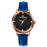 Unisex Wrist Watch PU Leather with zinc alloy dial & Glass Chinese watch movement Life water resistant rose gold color plated Approx 9.7 Inch  Sold By PC