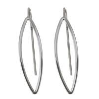 Stainless Steel Earring Drop Component original color 0.8mm Sold By Lot