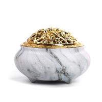 Traditional Ceramic Inserted Burner Incense Seat Porcelain with 10 cone incenses Sold By PC