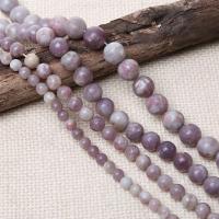 Naturstein Perle, poliert, verschiedene Größen vorhanden, Bohrung:ca. 1mm, verkauft von Strang