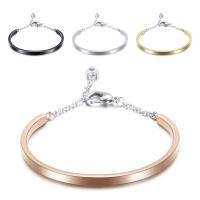 Stainless Steel Jewelry Bracelet plated for woman 3.9mm 2.5mm Sold Per Approx 7.4 Inch Strand