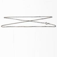 925 Sterling Silver Necklace Chain Brass silver color plated nickel lead & cadmium free Sold Per Approx 17.72 Inch Strand