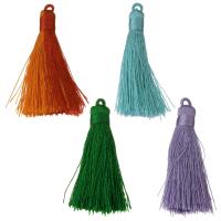 décoratif Tassel, Viscose, glandpompon, plus de couleurs à choisir, 10x68x10mm, Environ 10PC/PC, Vendu par PC