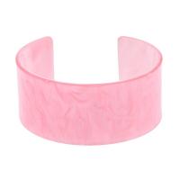 Acrylic Cuff Bangle folk style & for woman 2.9mm Inner Approx 60mm Length Approx 7.1 Inch Sold By PC