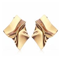 Zinc Alloy Stud Earring plated for woman & smooth nickel lead & cadmium free 52*43mm Sold By Pair