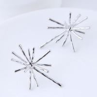 Tibetan Style Stud Earring, plated, for woman, more colors for choice, nickel, lead & cadmium free, 38x28mm, Sold By Pair