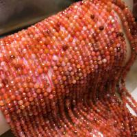 Yunnan Red Agate perla, lucido, DIY & sfaccettati, rosso, 3-3.5MM, Appross. 133PC/filo, Venduto per Appross. 16 pollice filo
