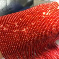 Grânulos de ágata vermelha natural, Ágata vermelha, Roda, polido, DIY & tamanho diferente para a escolha, vermelho, vendido para Aprox 16 inchaltura Strand