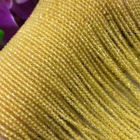 Naturlig Citrin pärlor, polerad, DIY & olika storlek för val, gul, Såld Per Ca 16 inch Strand