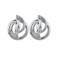 Zinc Alloy Stud Earring plated for woman nickel lead & cadmium free 37*30mm Sold By Pair