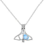 Zinc Alloy Jewelry Necklace with 5cm extender chain platinum color plated different light colors for choose & oval chain & for woman & luminated nickel lead & cadmium free Sold Per Approx 17.7 Inch Strand