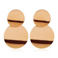 Zinklegierung Ohrringe, plattiert, poliert & für Frau, keine, frei von Nickel, Blei & Kadmium, 45*28mm, verkauft von Paar