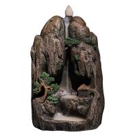 Backflow Incense Burner, Resin, with 10 Incenses & different styles for choice, 130x185mm, Sold By PC