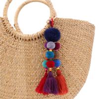 Caddice Bag Pendant with Wood Tassel Sold By PC