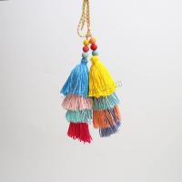 Caddice Key Chain, Tassel, durable & multifunctional, multi-colored, 900mm, Sold By Strand