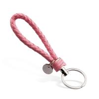 Leather cord Key Clasp with Stainless Steel handmade Unisex 6*98mm Sold By Lot