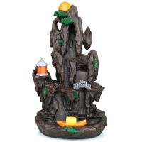 Backflow Incense Burner, Resin, 138x130x250mm, Sold By PC