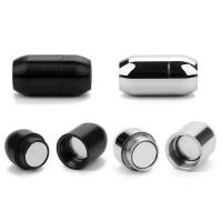 Edelstahl Magnetverschluss, plattiert, nachhaltiges & verschiedene Größen vorhanden, keine, 2PCs/Tasche, verkauft von Tasche